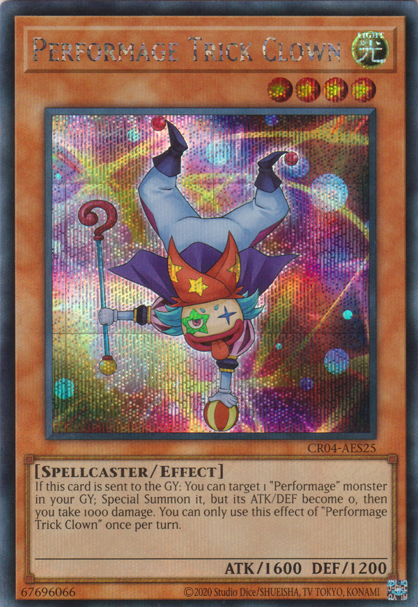 [遊戲王亞英版] EM魔術小丑 / EMトリック·クラウン / PERFORMAGE TRICK CLOWN-Trading Card Game-TCG-Oztet Amigo