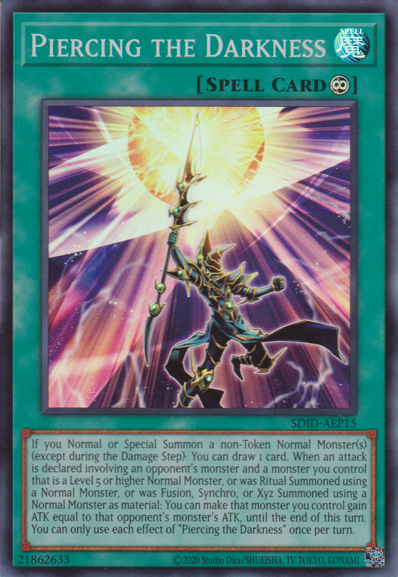 [遊戲王亞英版] 被撕裂的黑暗 / 切り裂かれし闇 / Piercing the Darkness-Trading Card Game-TCG-Oztet Amigo