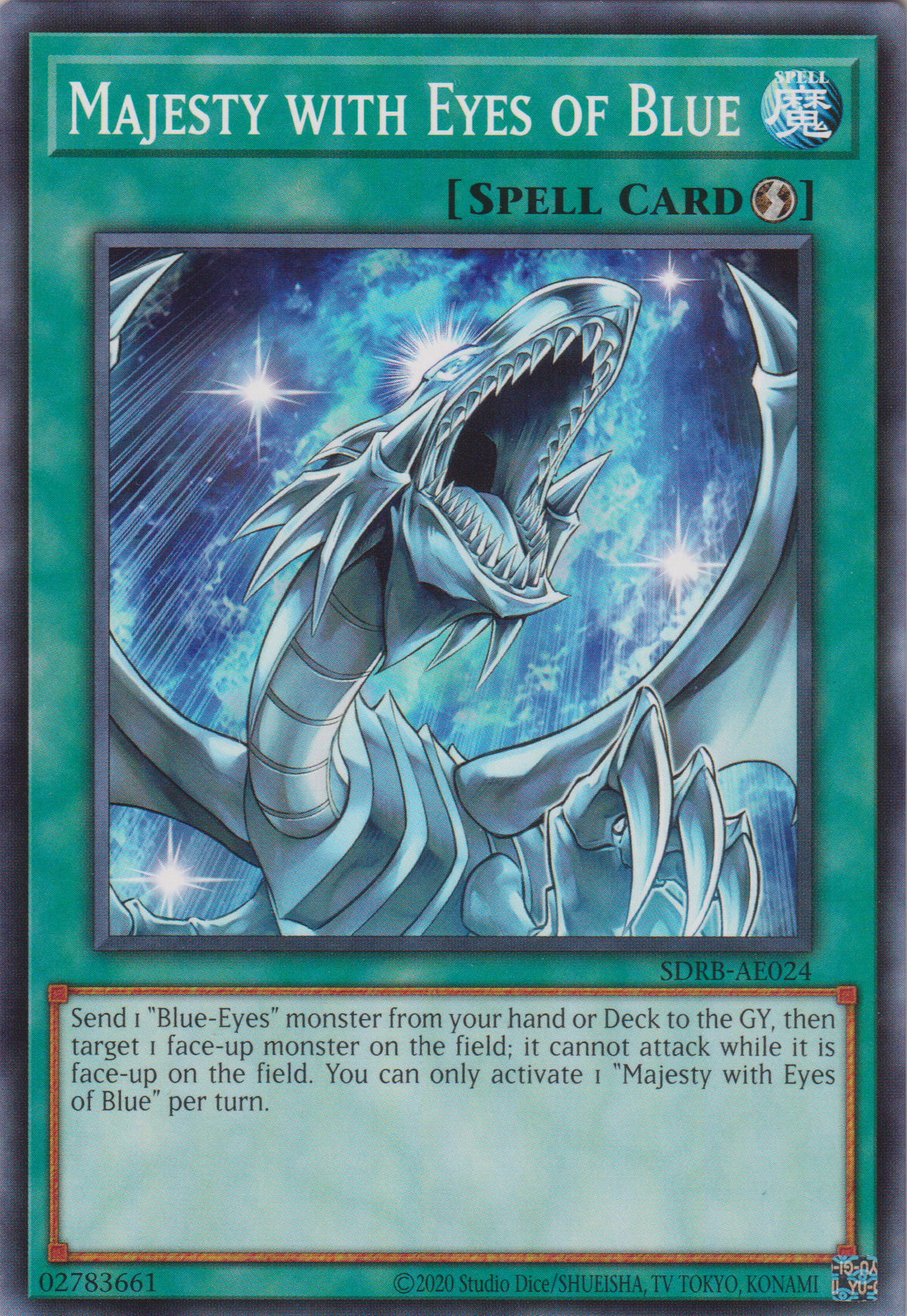 [遊戲王亞英版] 青之眼的威光/ 青き眼の威光 / Majesty with Eyes of Blue-Trading Card Game-TCG-Oztet Amigo