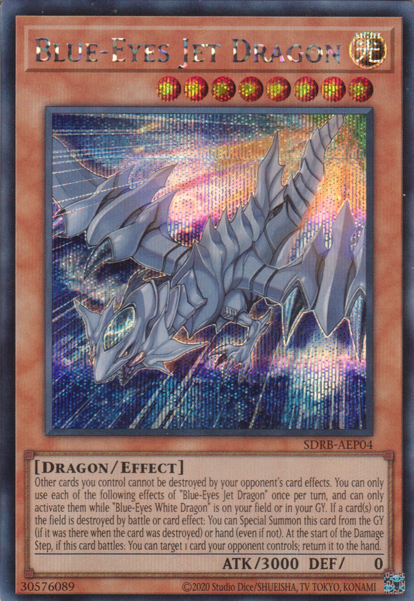 [遊戲王亞英版] 青眼噴射龍 / ブルーアイズ·ジェット·ドラゴン / Blue-Eyes Jet Dragon-Trading Card Game-TCG-Oztet Amigo