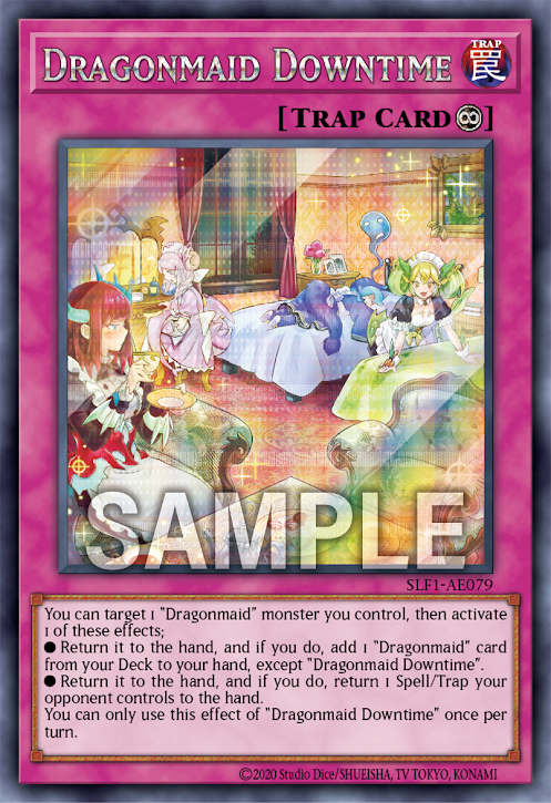 [遊戲王亞英版] 龍女僕之休憩 / ドラゴンメイド·リラクゼーション / Dragonmaid Downtime-Trading Card Game-TCG-Oztet Amigo