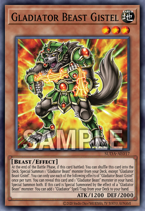 [遊戲王亞英版] 	劍鬥獸 鬥技教練 / 剣闘獣ギステル / Gladiator Beast Magister-Trading Card Game-TCG-Oztet Amigo