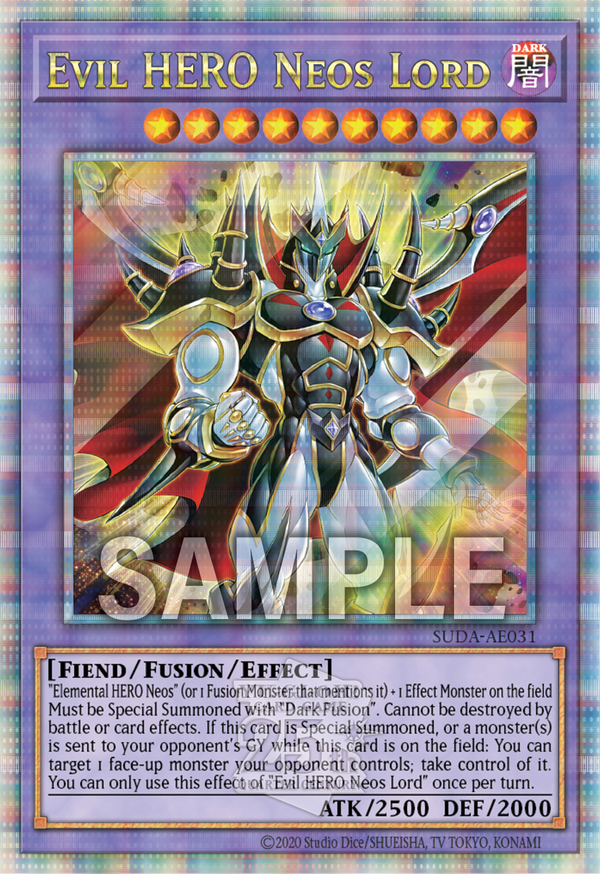 [遊戲王亞英版] 	E-HERO 新生支配者 / E-HERO ネオス・ロード / Evil HERO Neos Lord-Trading Card Game-TCG-Oztet Amigo