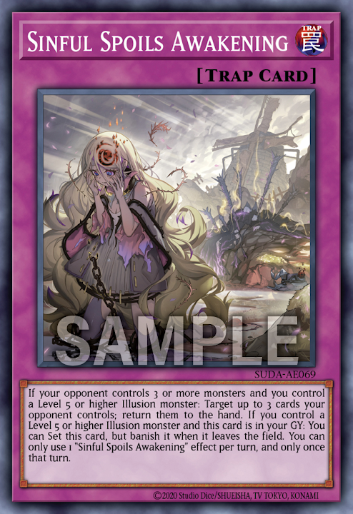 [遊戲王亞英版]覺醒的罪寶/   目醒める罪宝/Sinful Spoils Awakening-Trading Card Game-TCG-Oztet Amigo