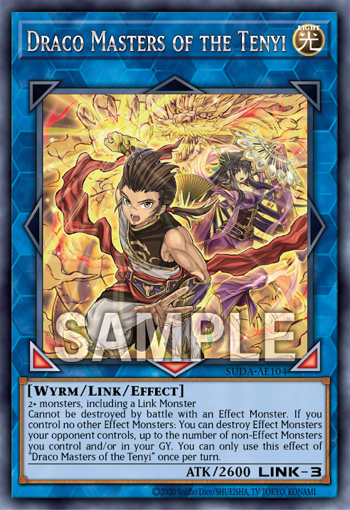 [遊戲王亞英版] 天威之龍拳聖 /天威の龍拳聖 /Draco Masters of the Tenyi-Trading Card Game-TCG-Oztet Amigo