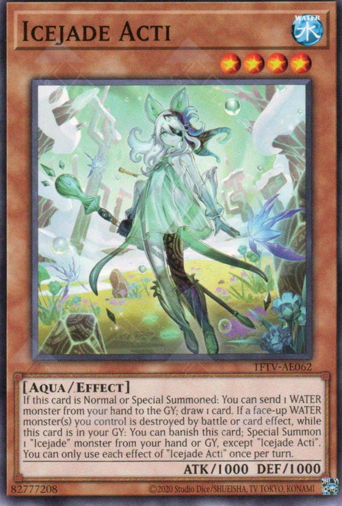 [遊戲王亞英] 冰水的阿克提 / 氷水のアクティ / Icejade Acti