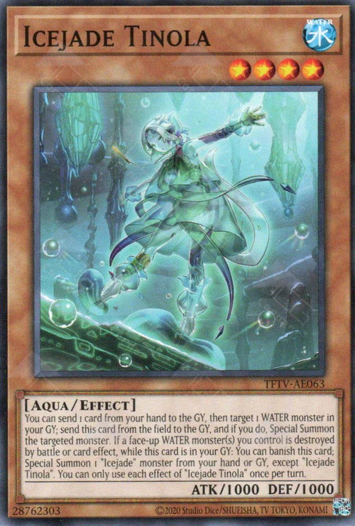 [遊戲王亞英] 冰水的提諾拉 / 氷水のティノーラ / Icejade Tinola