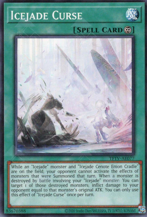 [遊戲王亞英] 冰水咒縛 / 氷水呪縛 / Icejade Curse