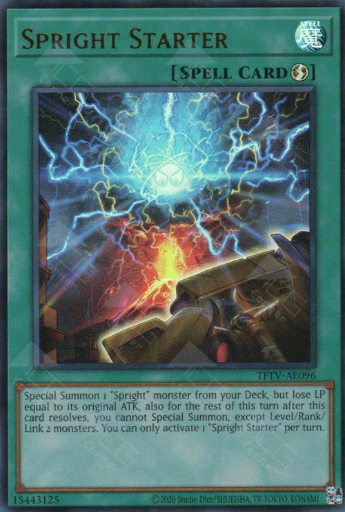 [遊戲王亞英] 雷精靈 啟動裝置 / スプライト·スターター / Splight Starter