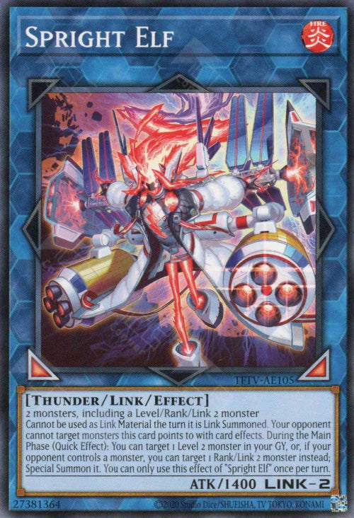 [遊戲王亞英] 雷精靈 妖精 / スプライト·エルフ / Splight Elf