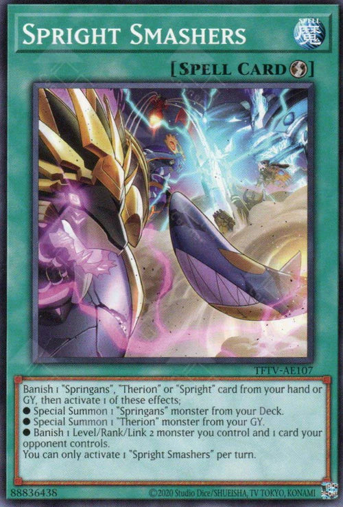 [遊戲王亞英] 雷精靈 粉碎者們 / スプライト·スマッシャーズ / Spright Smashers