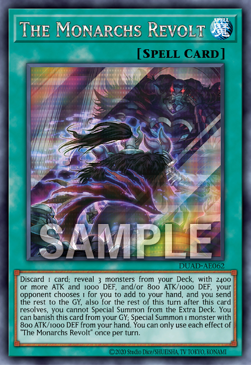 [遊戲王亞英版]叛逆的帝王/叛逆の帝王/Rebellion of the Monarchs