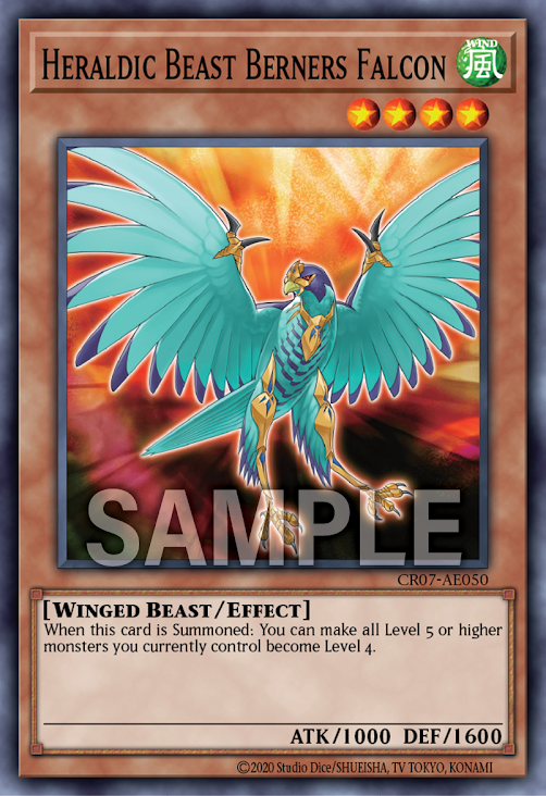 [遊戲王亞英版]紋章獸 伯納斯獵鷹/Heraldic Beast Berners Falcon /Heraldic Beast Berners Falcon