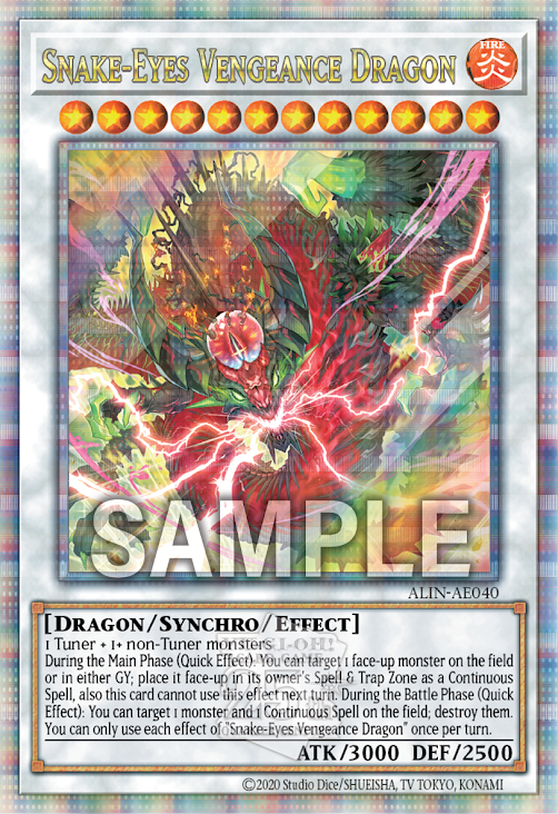 [遊戲王亞英版]蛇眼斷罪龍/蛇眼の断罪龍 /Snake-Eyes Execute Dragon