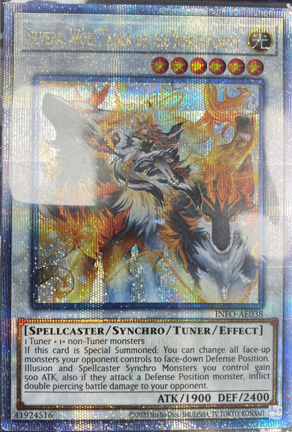 [遊戲王亞英版] 白之森的魔狼 希爾薇亞 / 白き森の魔狼シルウィア / Silvera, Witchwolf of the White Woods