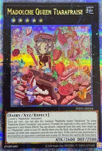 [遊戲王亞英版] 魔式甜點皇后 后冠提拉蕾斯 / クイーンマドルチェ・ティアラフレース / Madolche Queen Tiara Fraise