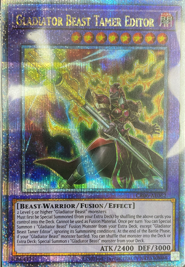 [遊戲王亞英版] 劍鬥獸總監 編輯鬥士 /Gladiator Beast Tamer Editor