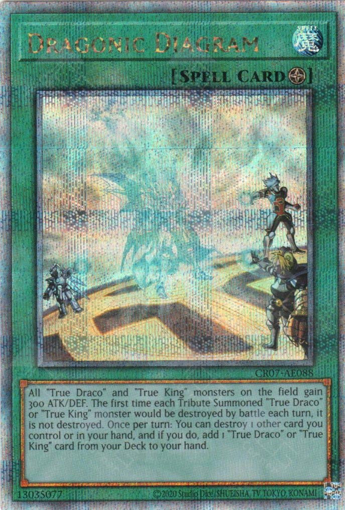 [遊戲王亞英版]龍陣 略圖D /ドラゴニックD/ Dragonic Diagram