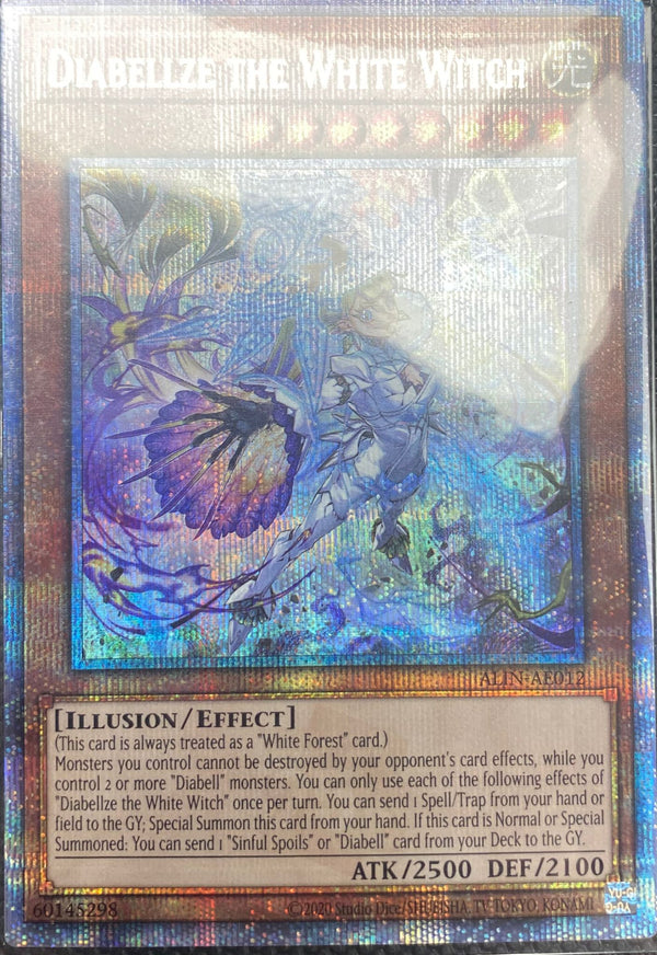 [遊戲王亞英版]白魔女迪亞貝魯澤/白魔女ディアベルゼ /Diabellze the White Witch