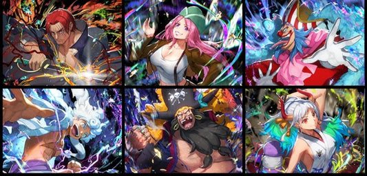 [OPCG]起始牌組 紅 傑克/綠 珠寶・波妮/藍 巴其/紫黑 蒙其・D・魯夫/黑 馬歇爾・D・汀奇/綠黃 大和