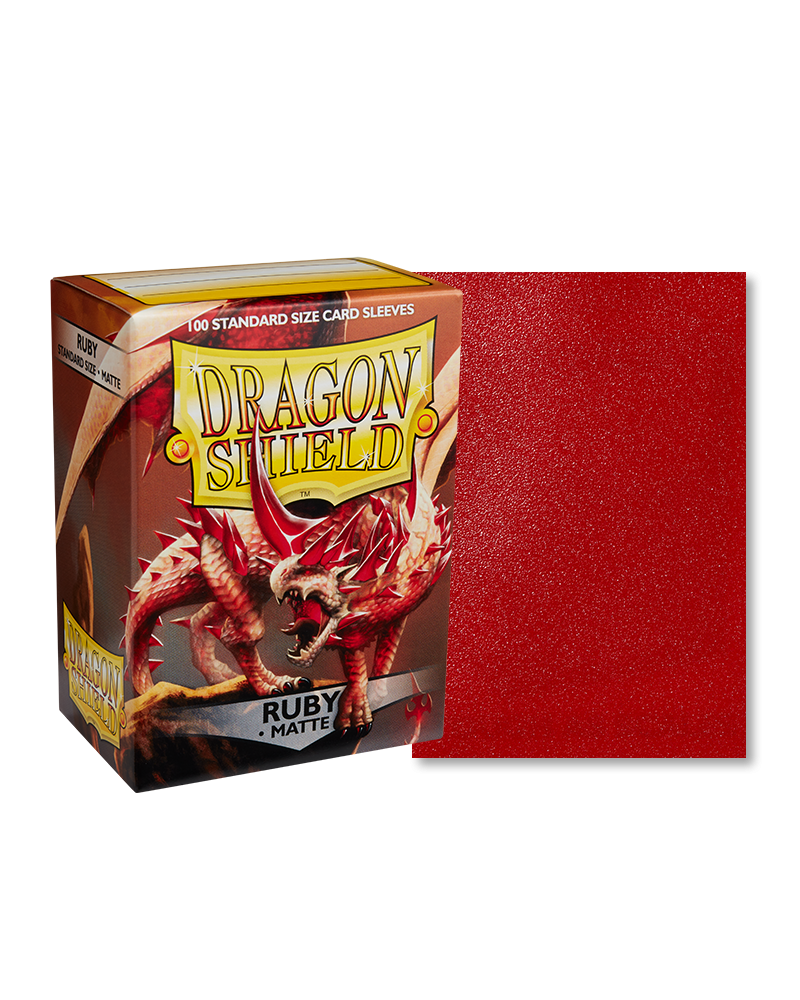 [卡牌週邊產品] Dragon Shield 100 - Standard Deck Protector Sleeves matte 各種顏色-Trading Card Game-TCG-Oztet Amigo