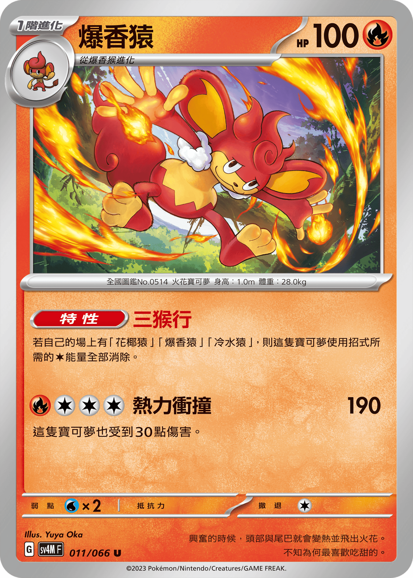 [Pokémon]  爆香猿-Trading Card Game-TCG-Oztet Amigo