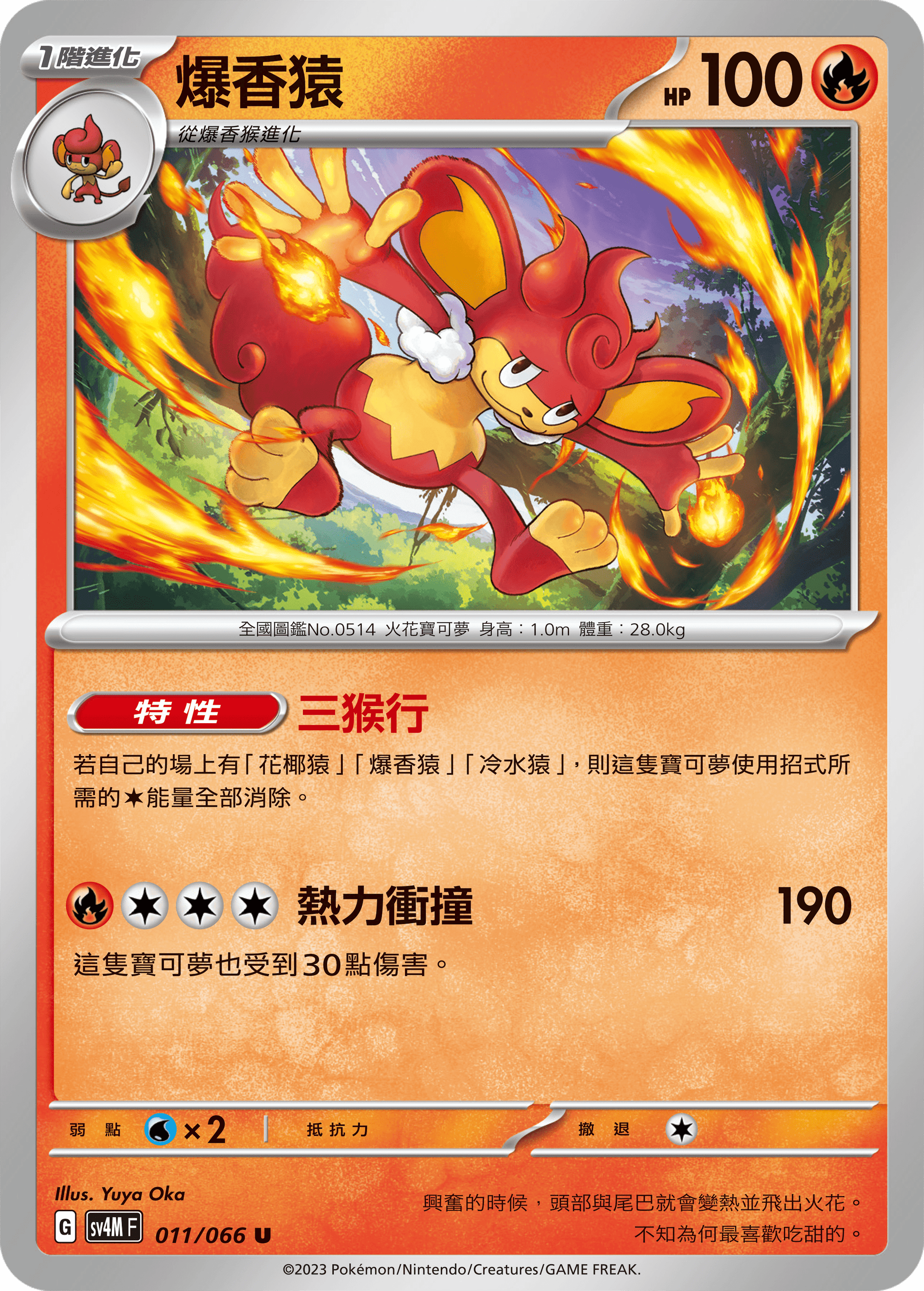 [Pokémon]  爆香猿-Trading Card Game-TCG-Oztet Amigo
