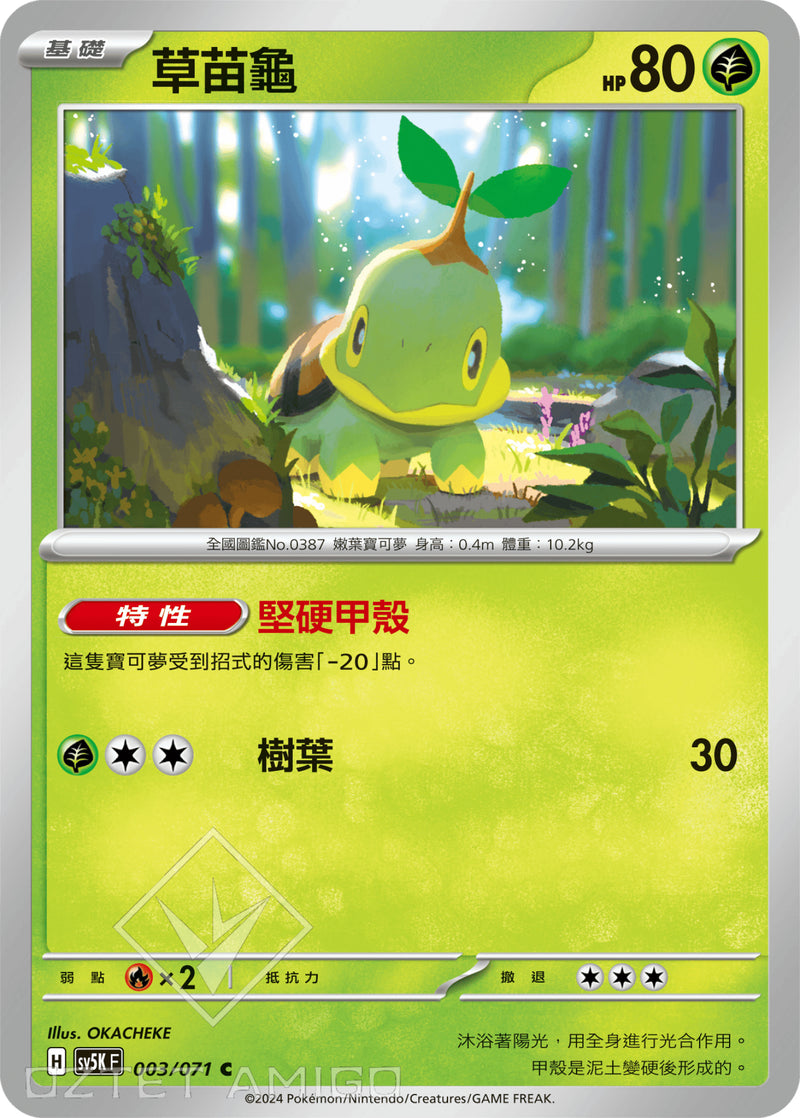 [Pokémon] 草苗龜-Trading Card Game-TCG-Oztet Amigo