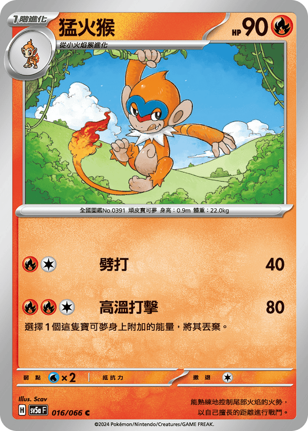 [Pokémon]  猛火猴-Trading Card Game-TCG-Oztet Amigo