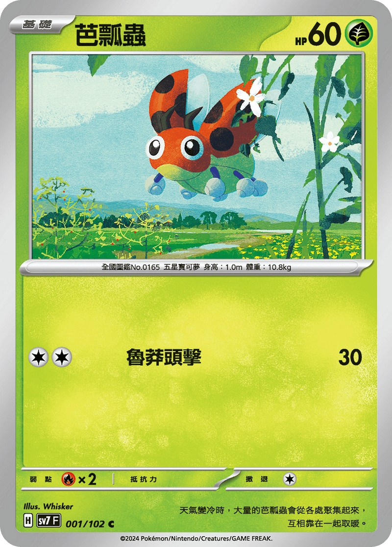 [Pokémon]  芭瓢蟲-Trading Card Game-TCG-Oztet Amigo