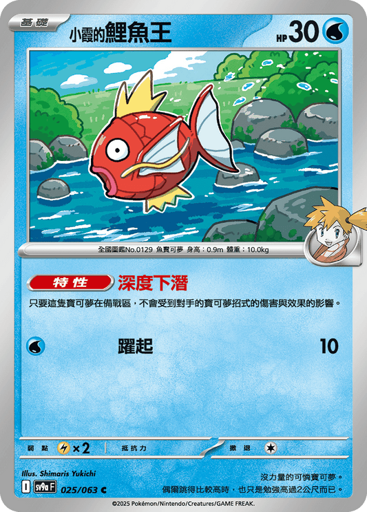 [Pokémon] <小霞的>鯉魚王-Trading Card Game-TCG-Oztet Amigo