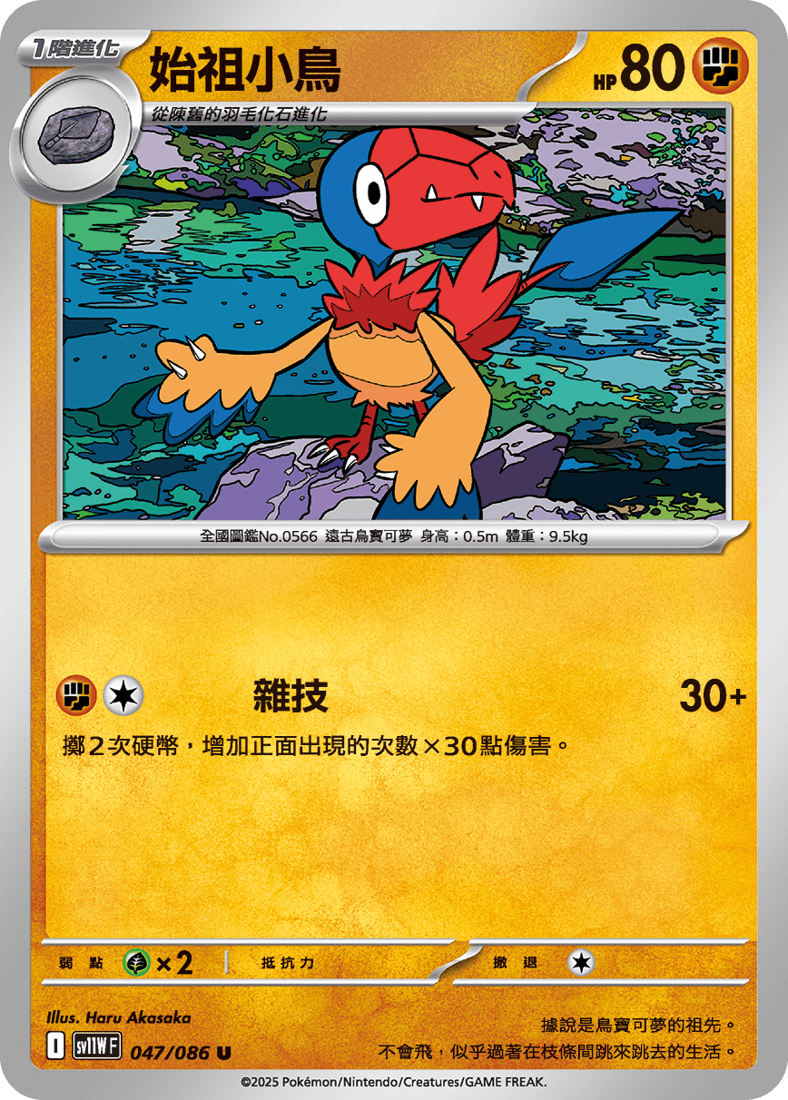 [Pokémon] 始祖小鳥