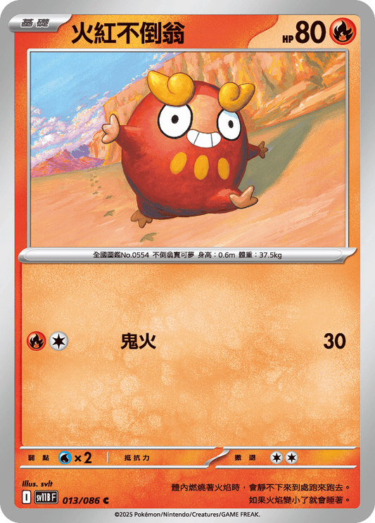 [Pokémon] 火紅不倒翁