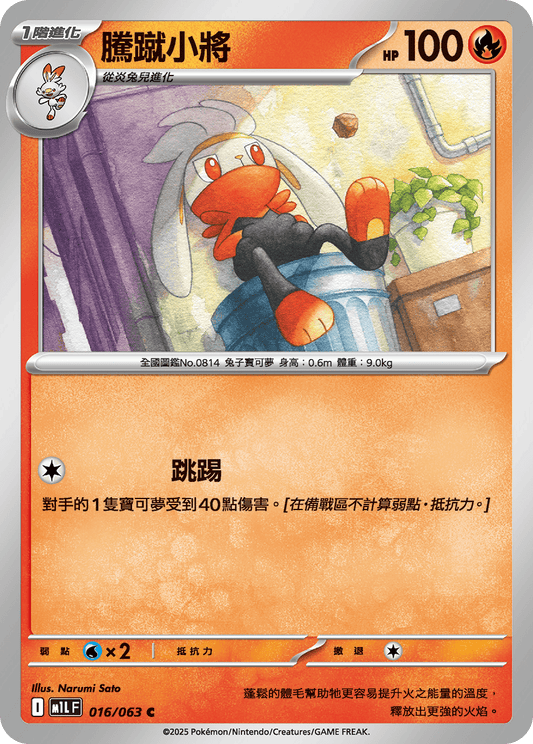 [Pokémon] 騰蹴小將