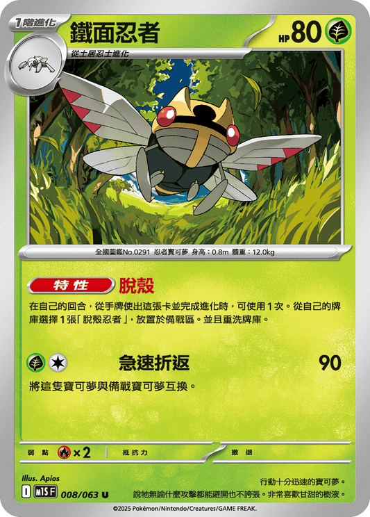 [Pokémon] 鐵面忍者