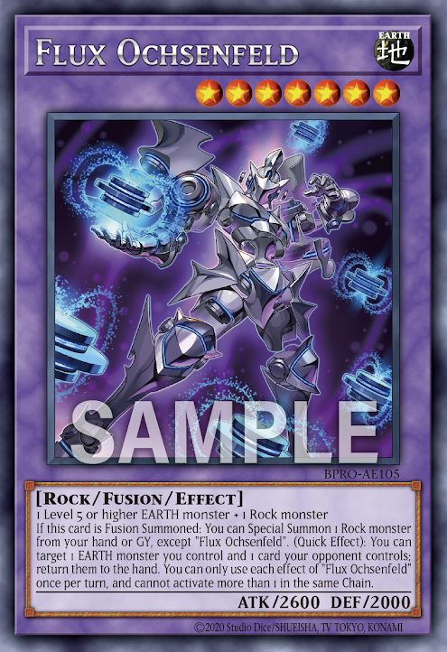[遊戲王亞英] 通量 奧克森菲爾德 / フラックス・オクセンフェルト / Flux Ochsenfeld