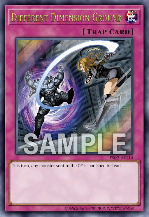 [遊戲王亞英] ES02-AE114 /異次元競技場 / 異次元グランド / Different Dimension Ground / UR