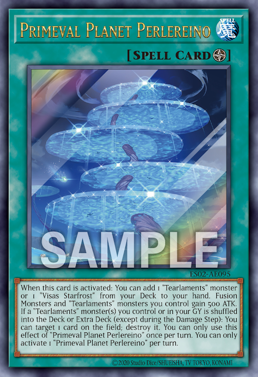[遊戲王亞英] ES02-AE095 / 壹世壞 珍珠世界 / 壱世壊＝ペルレイノ / Primeval Planet Perlereino / UR
