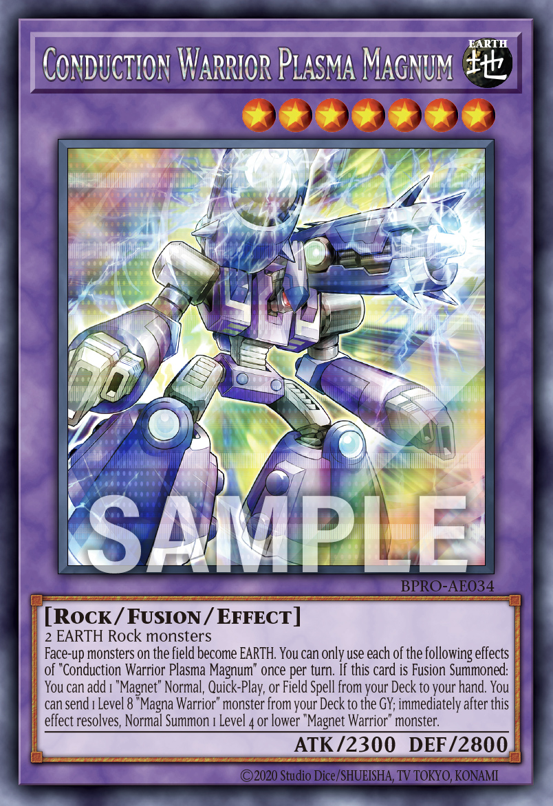[遊戲王亞英] 超電導戰騎 電漿磁砲 / 超電導戦騎プラズマ・マグナム / Conduction Knight Plasma Magnum