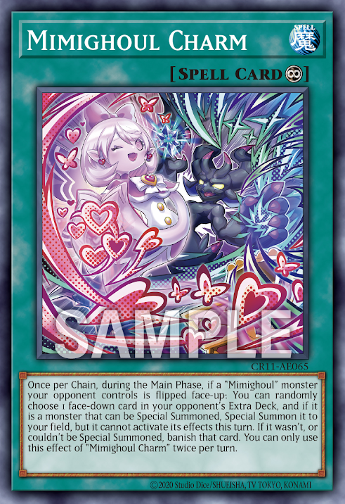 [遊戲王亞英] 寶箱食屍鬼 魅力 / ミミグル・チャーム / Mimighoul Charm
