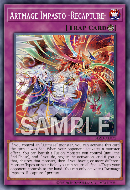 [遊戲王亞英] BLZD-AE072 / 神藝厚塗 奪還 / アルトメギア・インパスト－奪還 / Artmage Impasto -Recapture / N