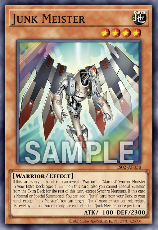 [遊戲王亞英] ES02-AE038 / 廢品大師 / ジャンク・マイスター / Junk Meister / SR
