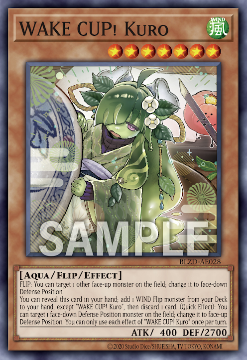 [遊戲王亞英] BLZD-AE028 / WAKE CUP！ 玉露 / WAKE CUP！ クロ / Wake Cup! Kuro / N