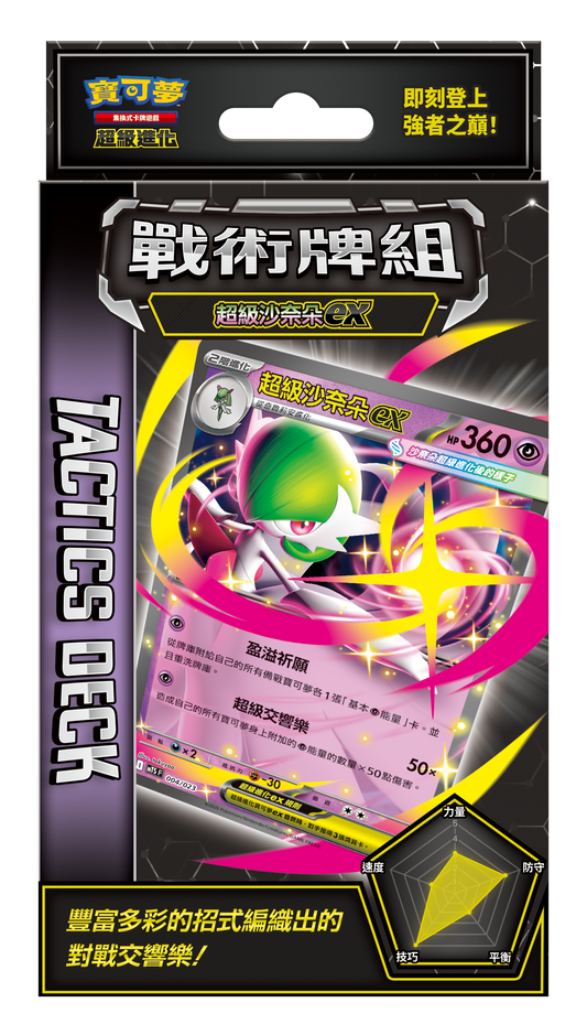 Pokémon TCG 超級進化 戰術牌組 超級沙奈朵ex - MTS F(保單)