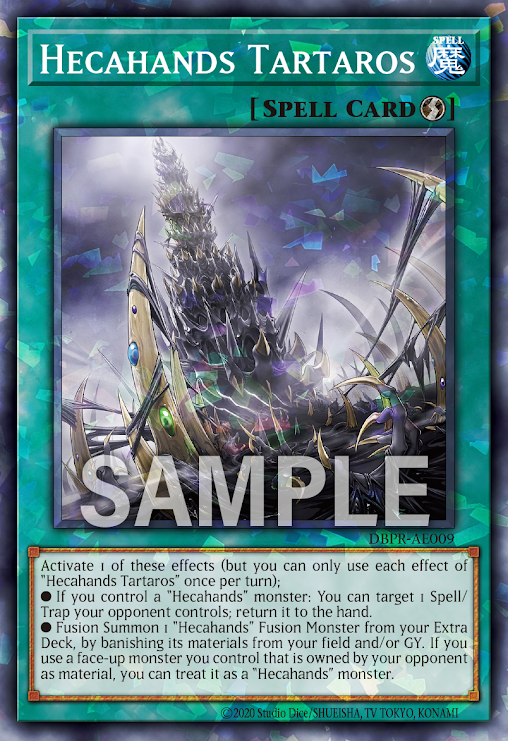 [遊戲王亞英] 百臂無形幽獄 / 見えざる幽獄 / Hecahands Tartaros