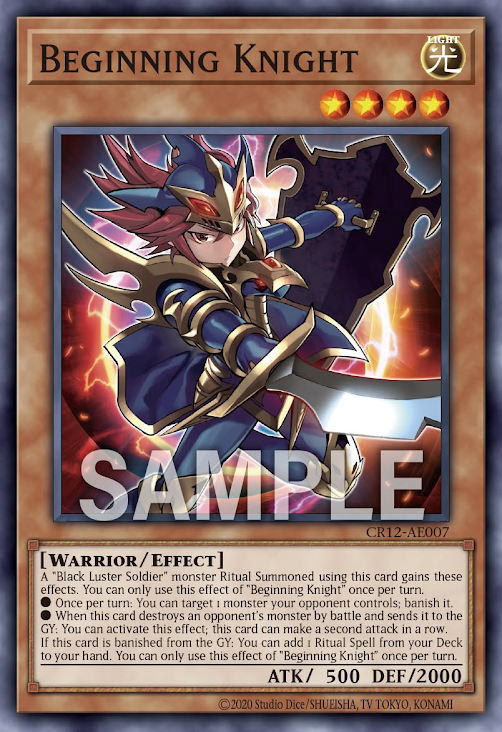 [遊戲王亞英] CR12-AE007 / 開闢的騎士 / 開闢の騎士 / Beginning Knight / N