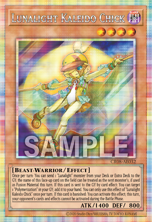 [遊戲王亞英版] CR08-FULLSET 月光/帝王/超量士/擬聲&霍普/念動力