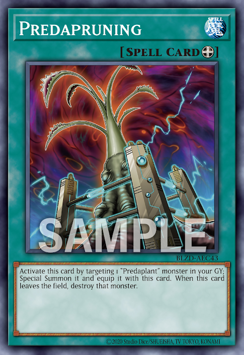 [遊戲王亞英] BLZD-AEC43 / 捕食嫁接 / 捕食接ぎ木 / Predapruning / N