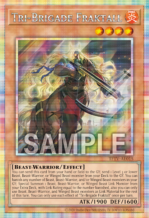 [遊戲王亞英] 鐵獸戰線 佛克托 / 鉄獣戦線 フラクトール / Tri-Brigade Fraktall