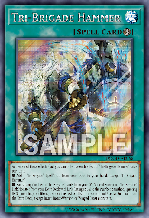 [遊戲王亞英] 鐵獸的擊鐵 / 鉄獣の撃鉄 / Tri-Brigade Hammer
